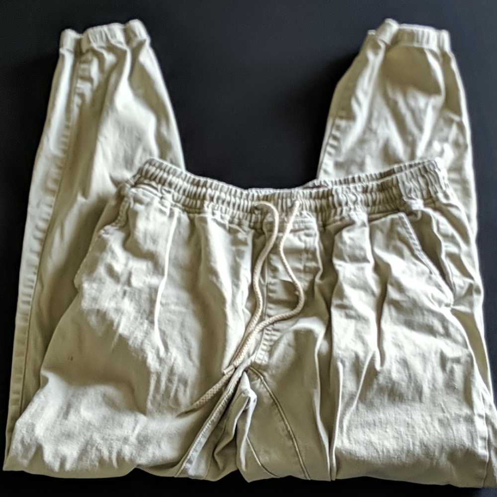 Men's joggers Large khaki